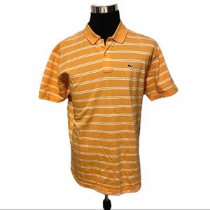 VINEYARD VINES Men's Polo Shirt Whale Logo SZ L